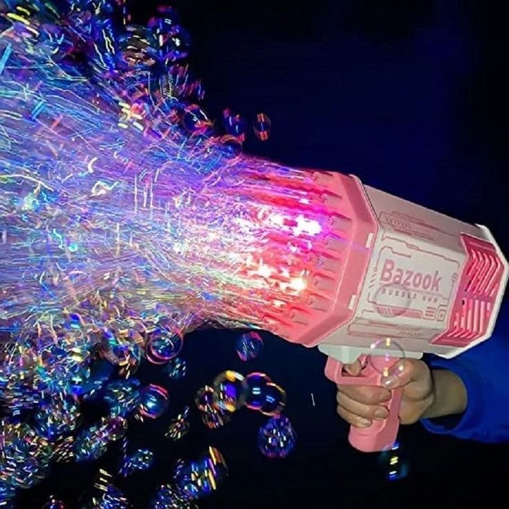 36-Hole Bazooka Bubble Gun for Kids