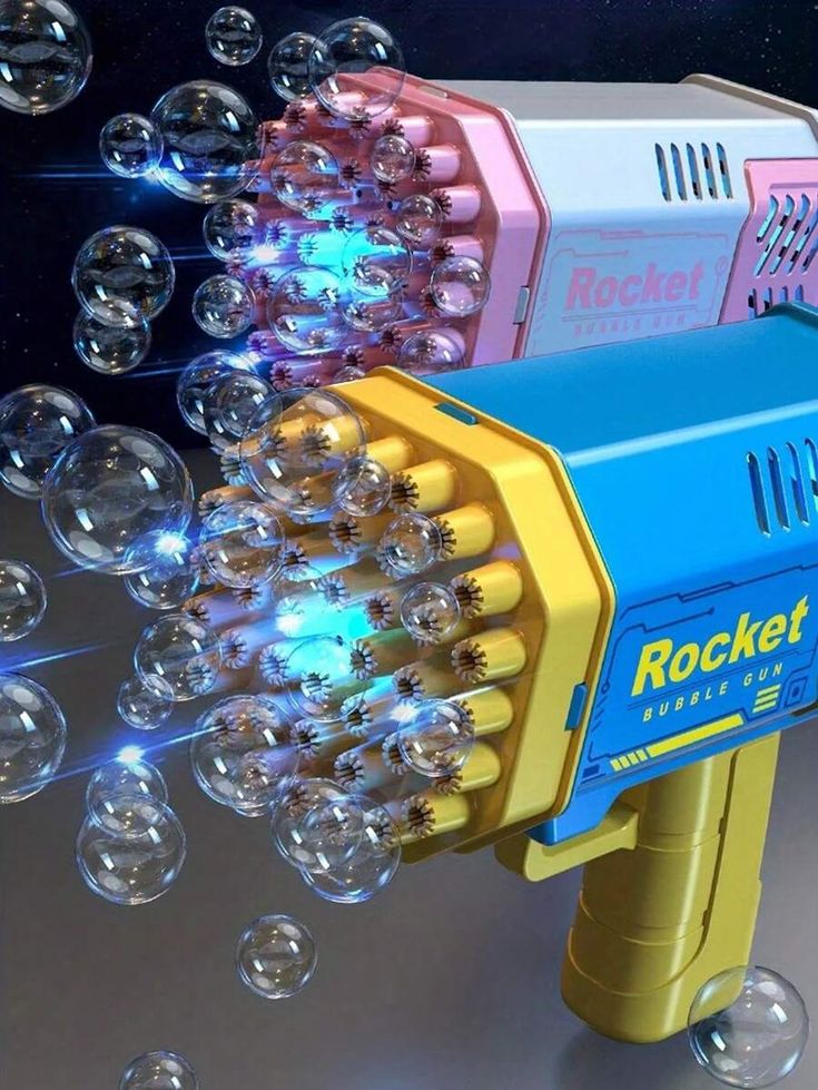 36-Hole Bazooka Bubble Gun for Kids