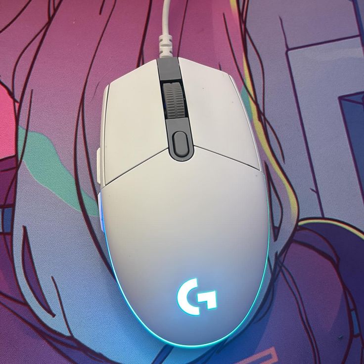 Logitech G102 Mouse USB Wired Gaming Mouse 8000 DPI Rainbow Optical Effect Screen For PC/Mac Computer and Laptop